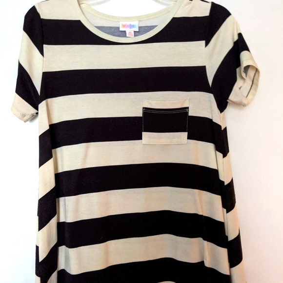 LuLaRoe Carly Striped Dress - Picture 3 of 4